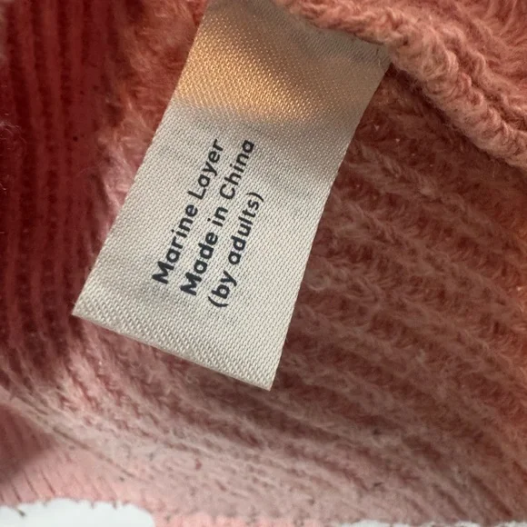 Marine Layer Cashmere Blend Elisa V-Neck Sweater large - Picture 5 of 7